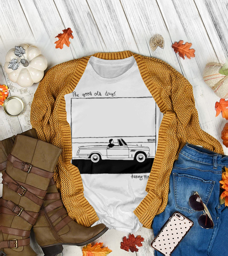 Henry Moodie The Good Old Days Nostalgic Vintage Style Music Theme T-Shirt