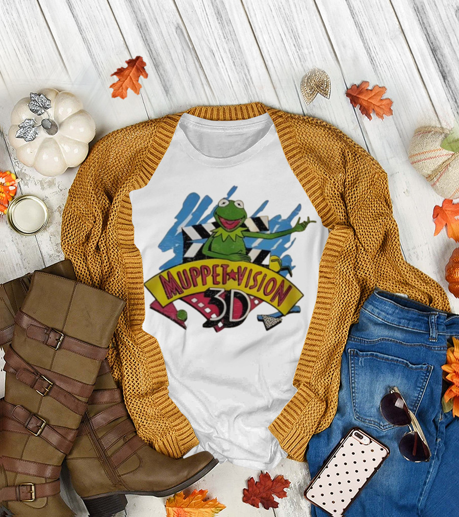 Muppet Vision 3D Kermit the Frog Disney Attraction Experience T-Shirt