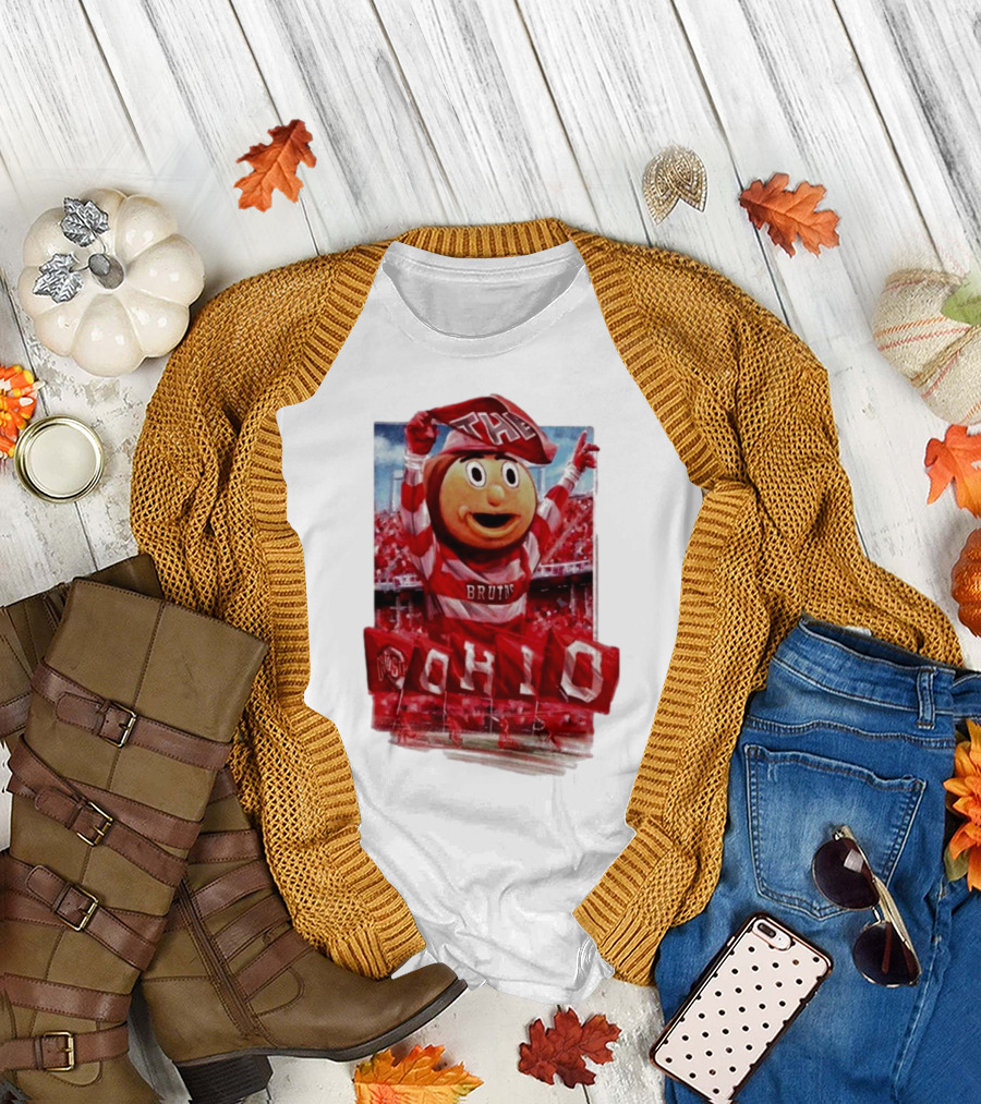 Ohio State Buckeyes Brutus Mascot at Ohio Stadium Event T-Shirt