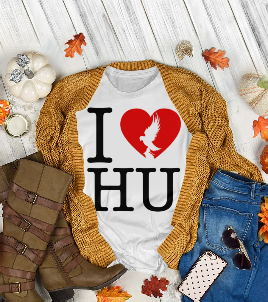 Hollywood Undead Spring 2025 I Love HU Heart and Eagle Icon T-Shirt