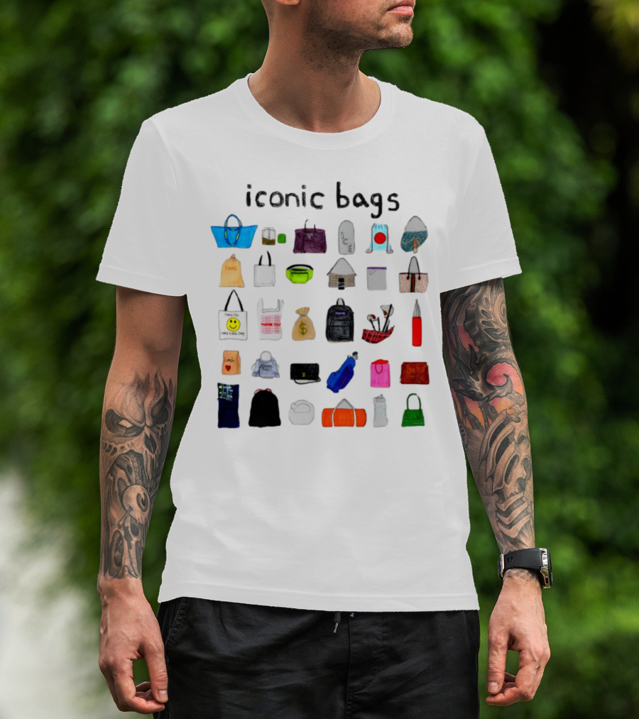 Iconic Bags Featuring Famous And Recognizable Designs And Symbols T-Shirt