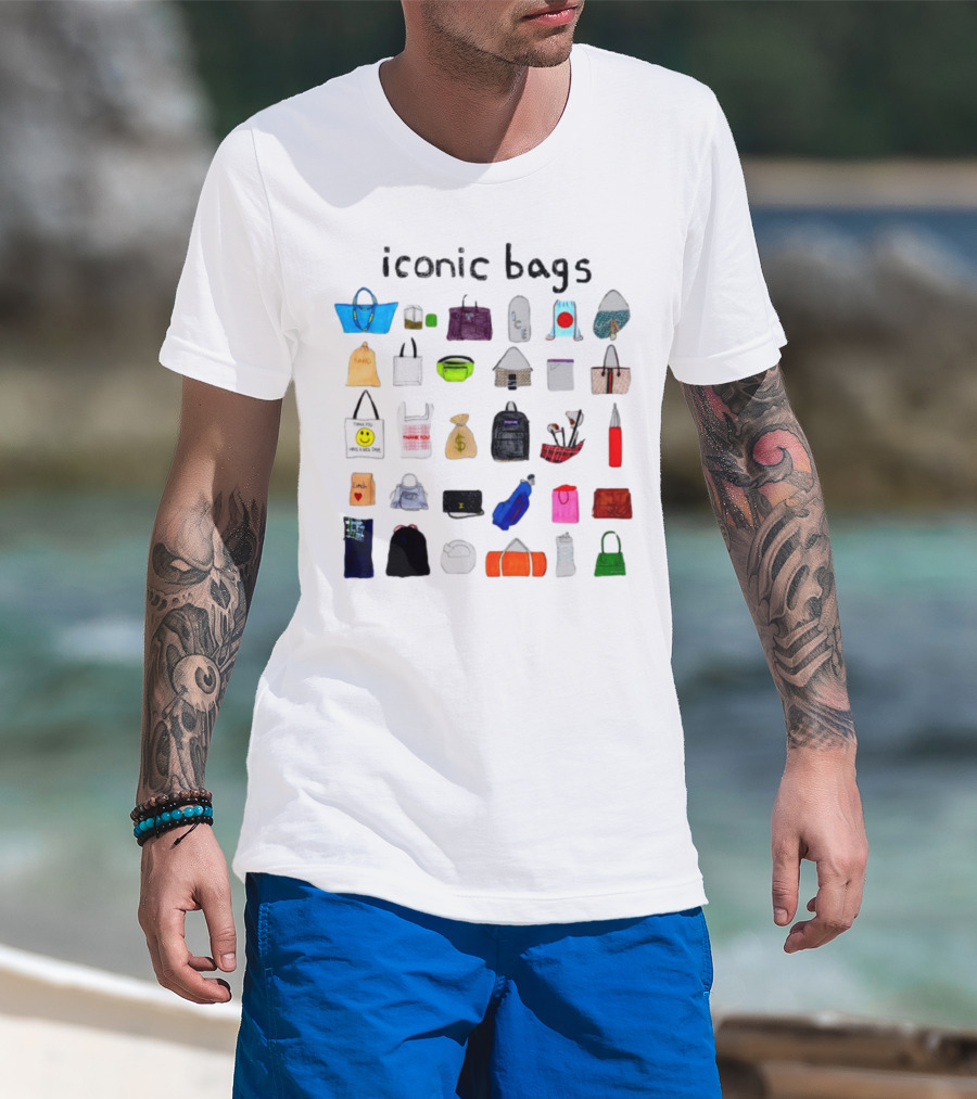 Iconic Bags Featuring Famous And Recognizable Designs And Symbols T-Shirt