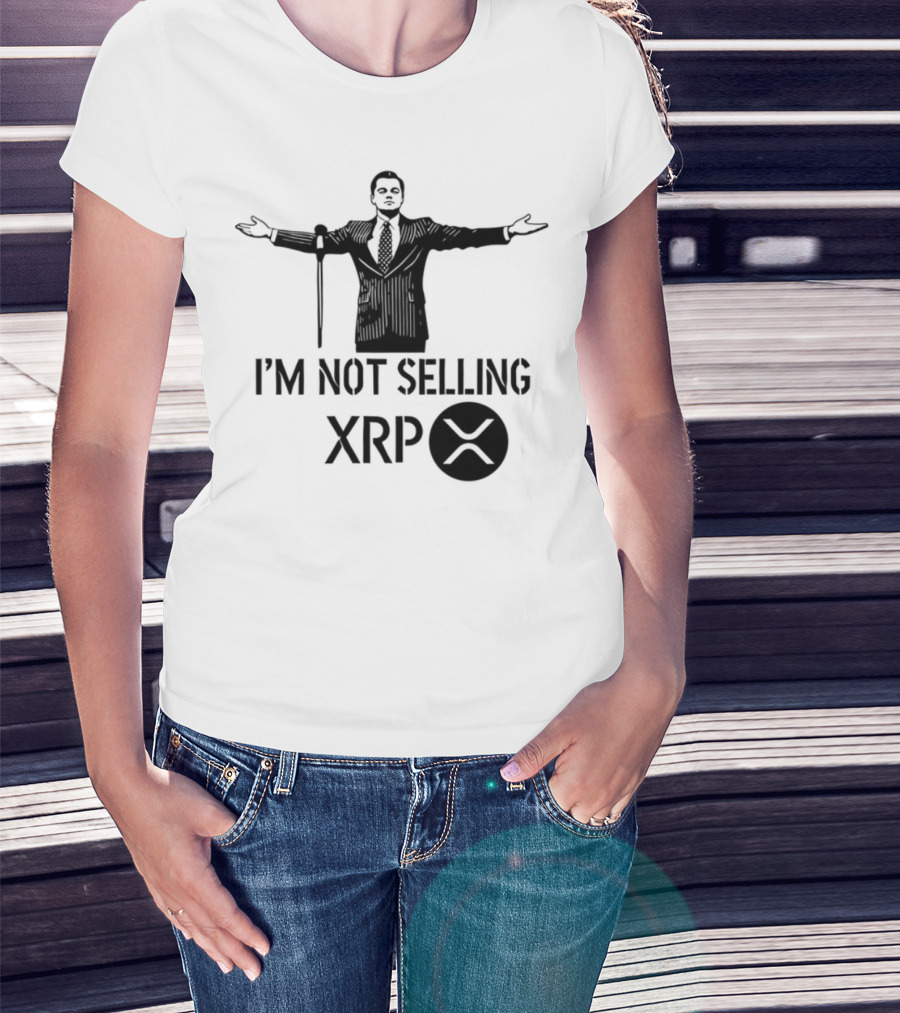 I'm Not Selling XRP Man With Outstretched Arms T-Shirt