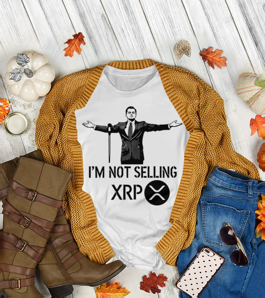 I'm Not Selling XRP Man With Outstretched Arms T-Shirt