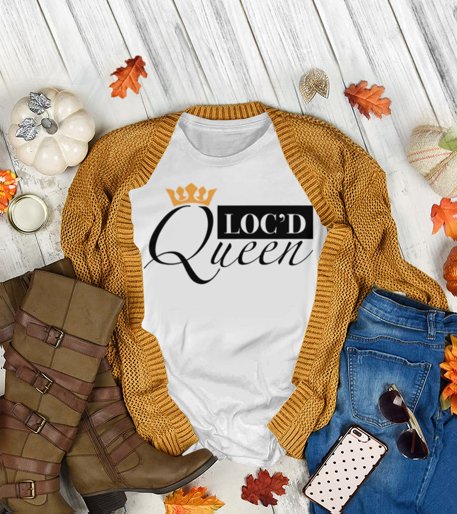 Kendra Kenshay Loc'd Queen Crown Icon T-Shirt