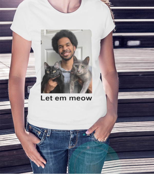 Limited Let Em Meow Jarrett Allen Cats T-Shirt