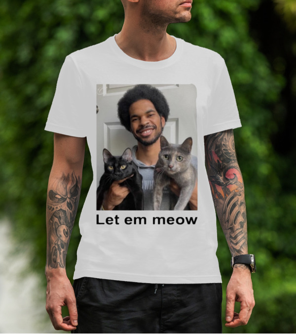 Limited Let Em Meow Jarrett Allen Cats T-Shirt