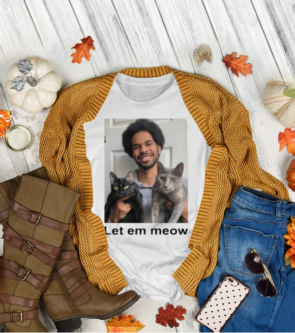 Limited Let Em Meow Jarrett Allen Cats T-Shirt