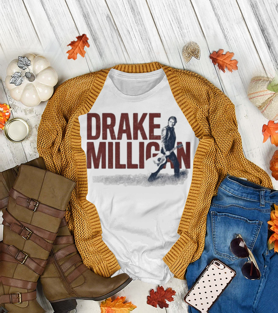 Drake Milligan Silver Guitar Photo Edition T-Shirt
