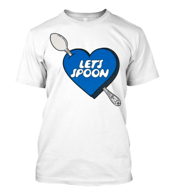 Staycool X Good Culture Let’s Spoon Heart Blue Design With Spoons T-Shirt