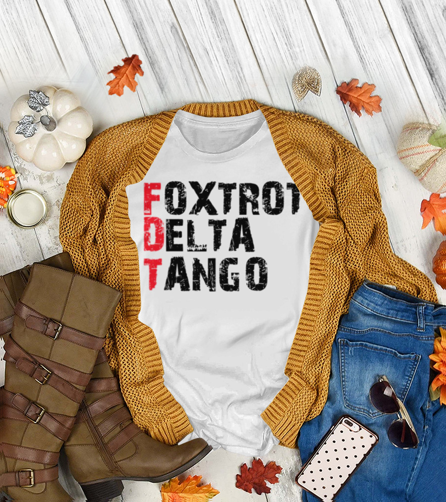 Foxtrot Delta Tango FDT Bold Statement T-Shirt