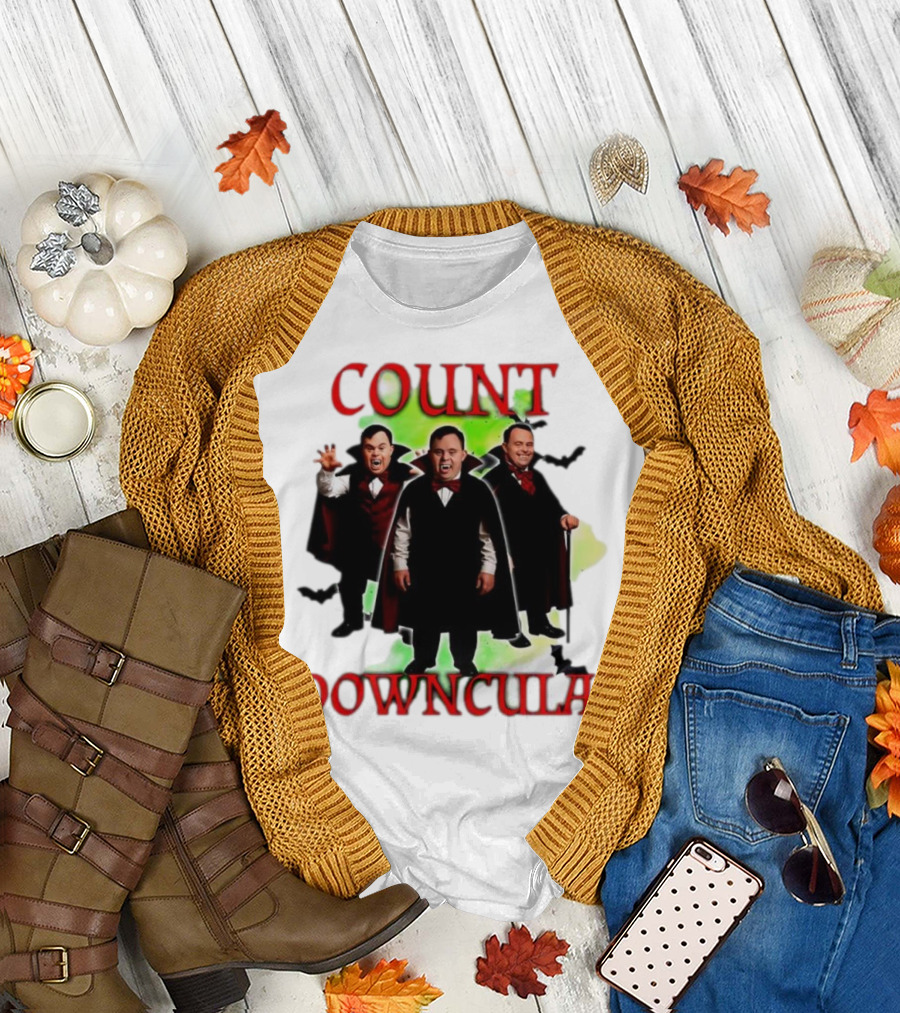 Count Downcula Halloween Vampire Costume Trio T-Shirt