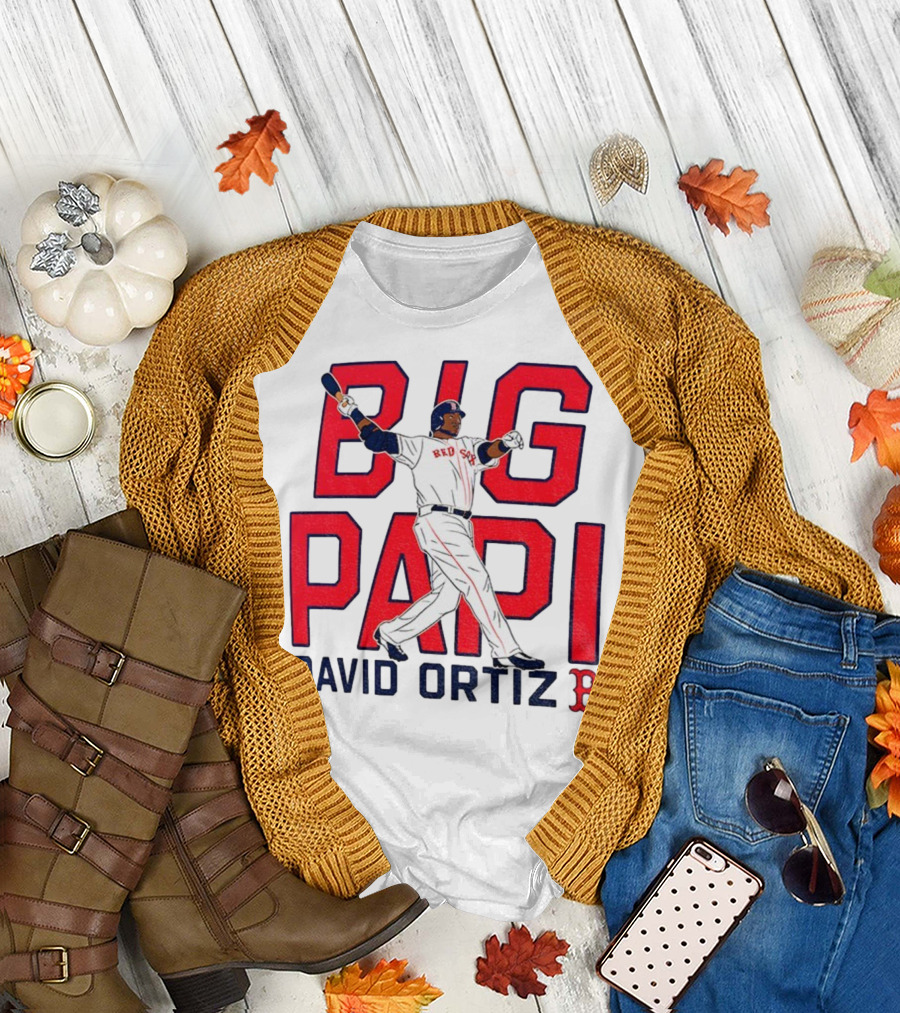 Boston Red Sox Big Papi David Ortiz MLB 2025 T-Shirt
