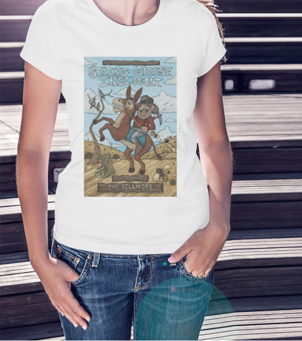 Bill Graham Presents String Cheese Incident The Fillmore San Francisco October 4 2025 Donkey T-Shirt