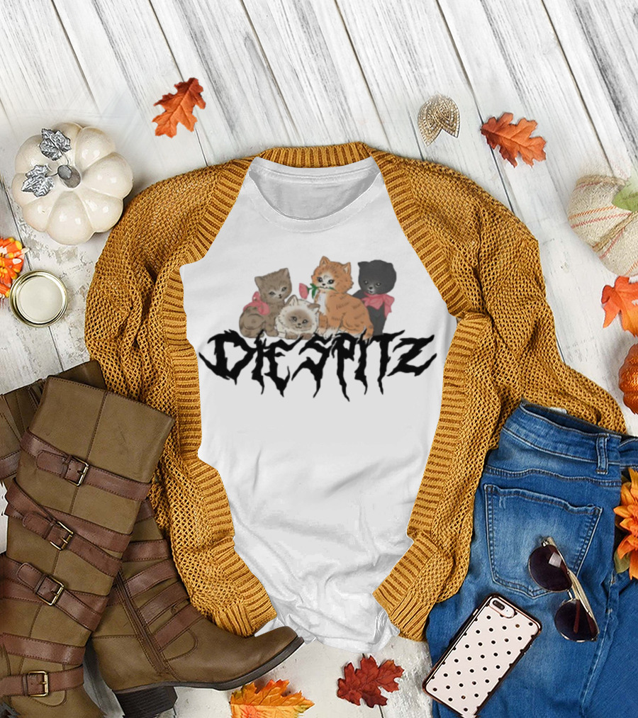 Diespitz Cute Kittens with Bows T-Shirt
