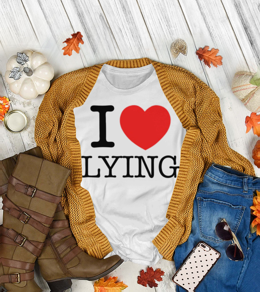 Premi Sterlin I Heart Lying Bold Statement T-Shirt