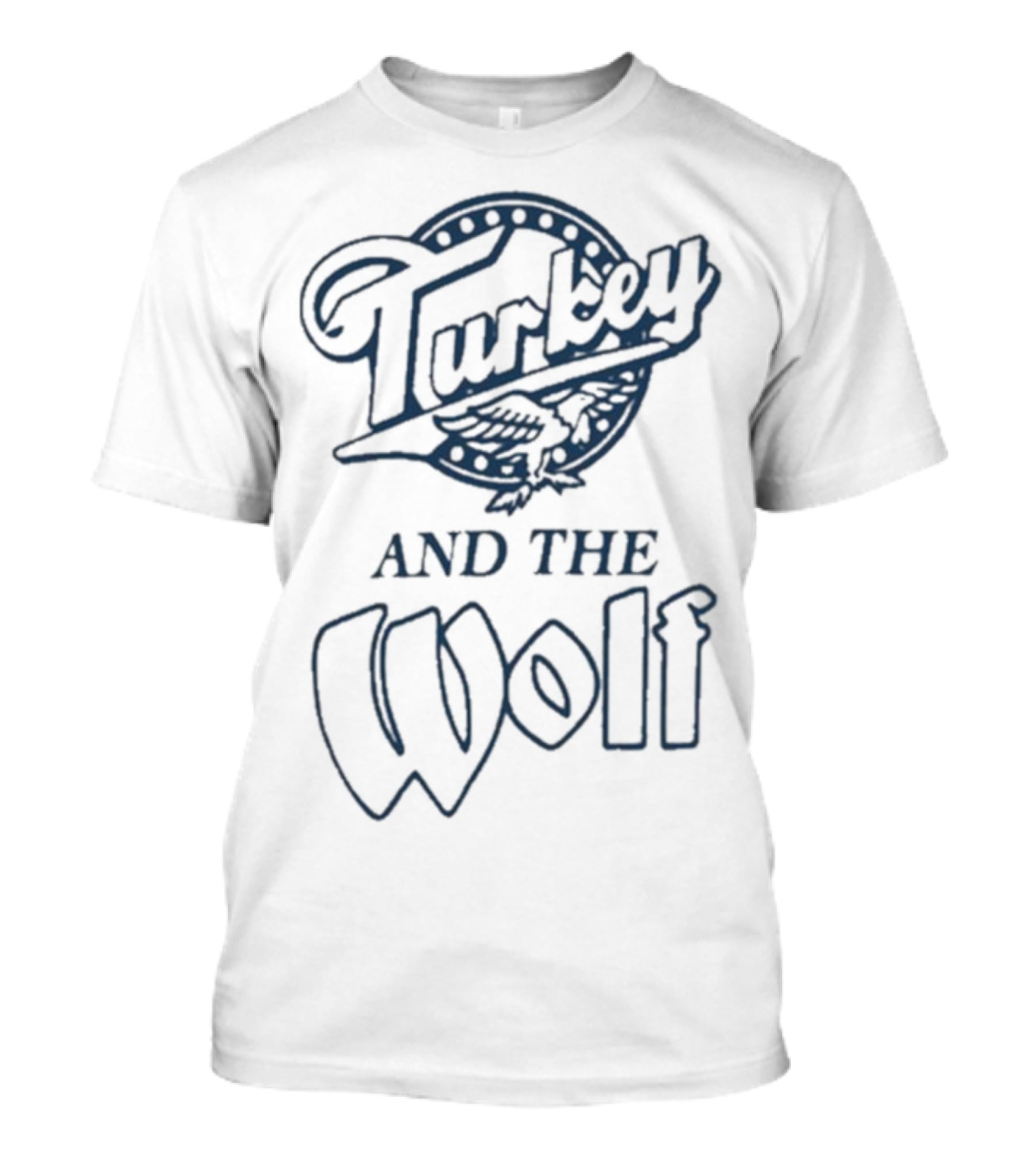 Turkey And The Wolf Logo Design T-Shirt