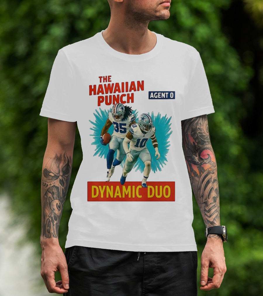 The Hawaiian Punch Agent O Dynamic Duo Dallas Cowboys Football T-Shirt