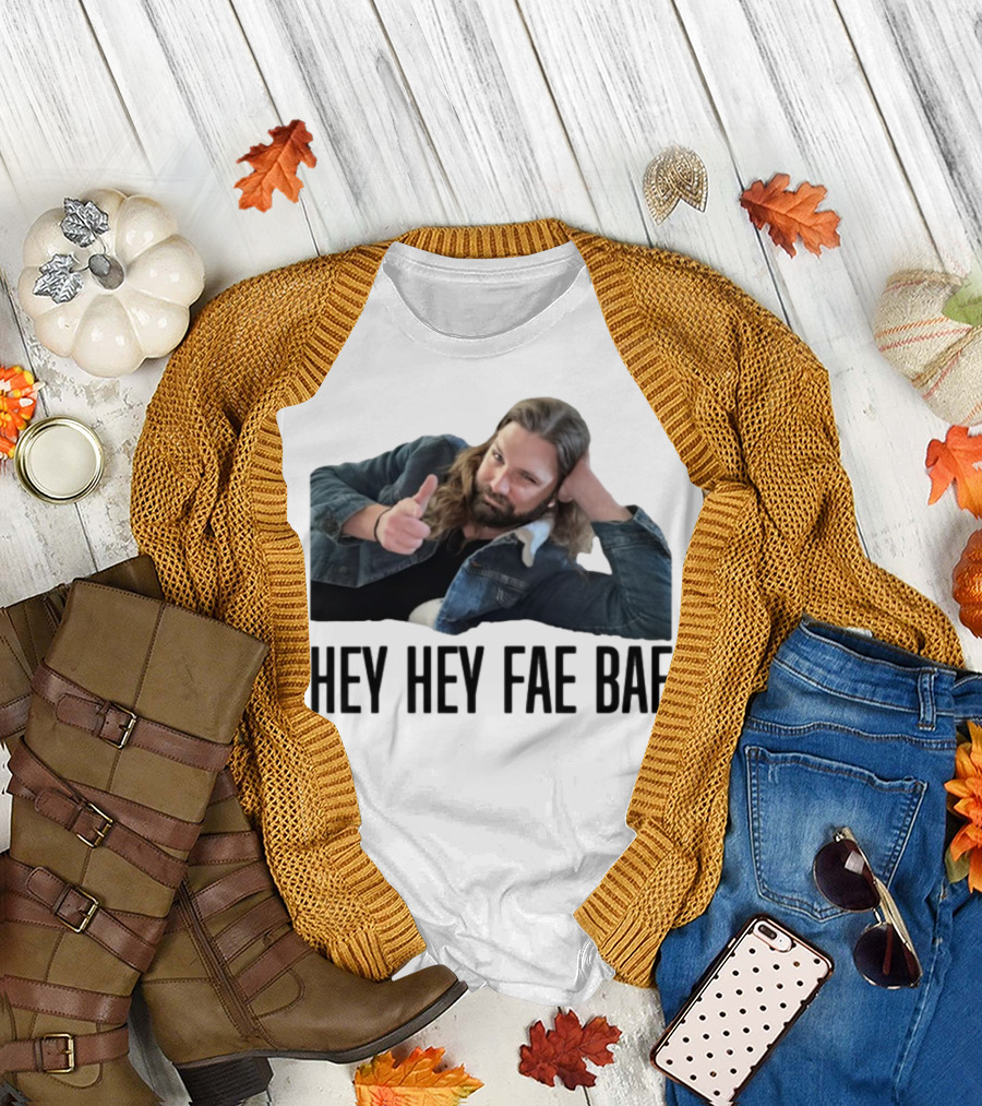 Hey Hey Fae Bae Denim Pose T-Shirt