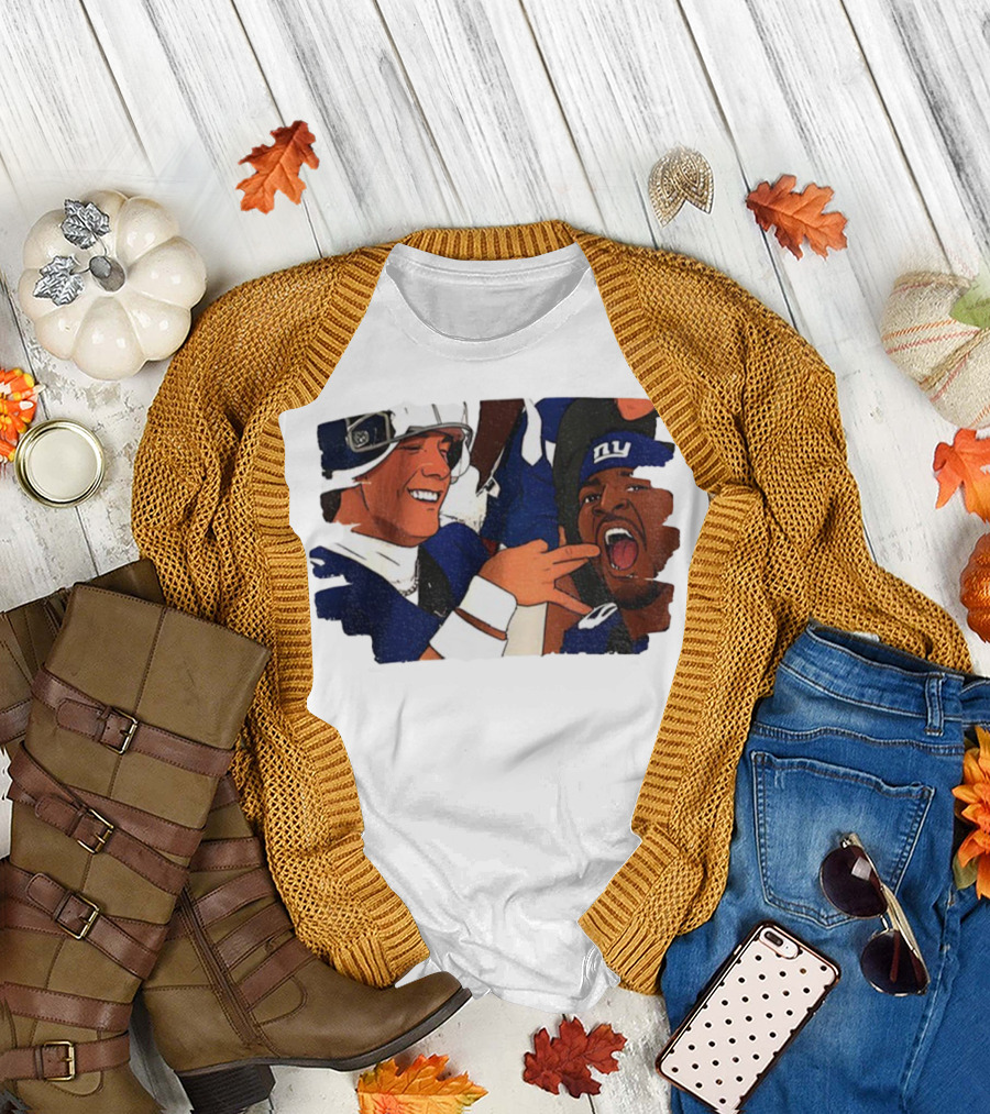 Jaxson Dart Cam Skattebo New York Giants Football Funny Moment NY Giants Helmets T-Shirt