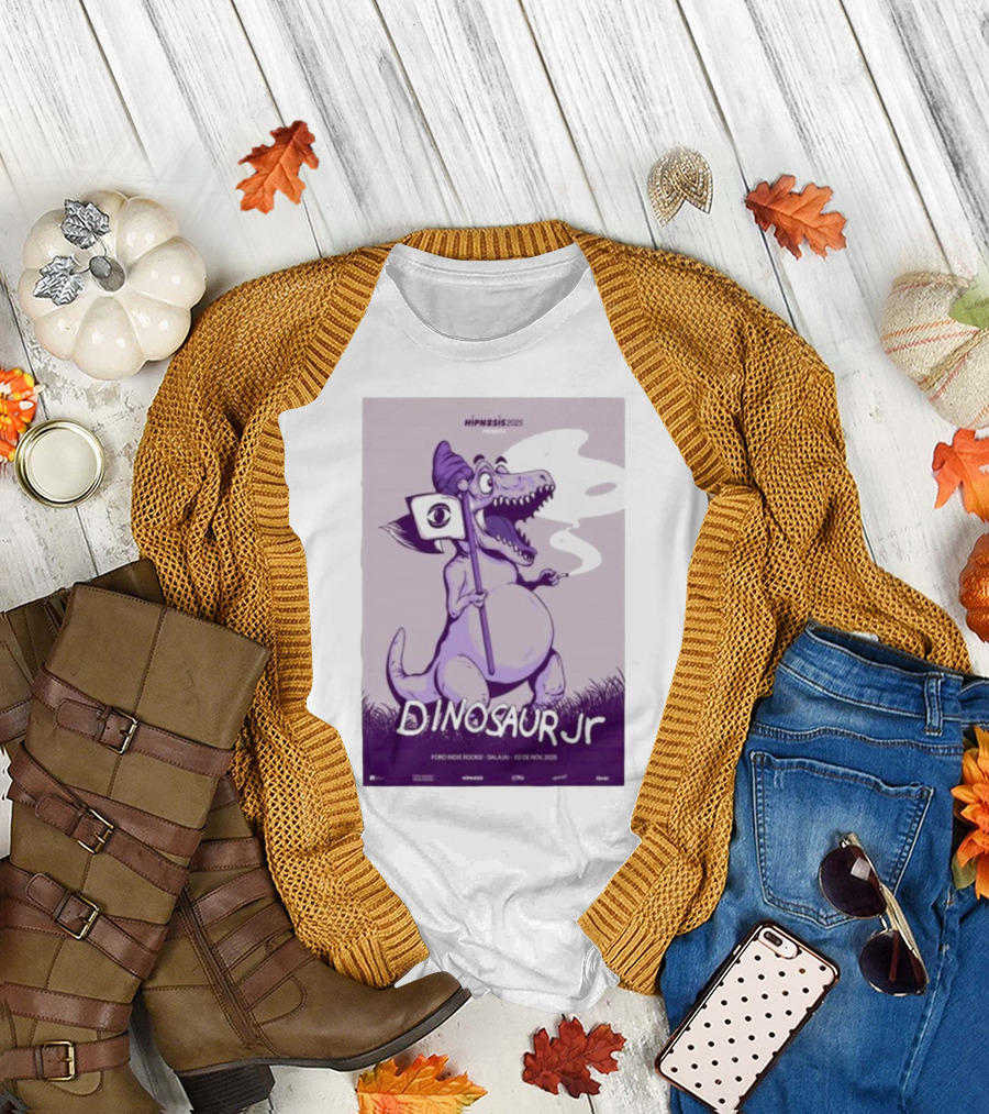 Dinosaur Jr. Hipnosis 2025 Mexico City Nov 3 Foro Indie Rocks T-Shirt