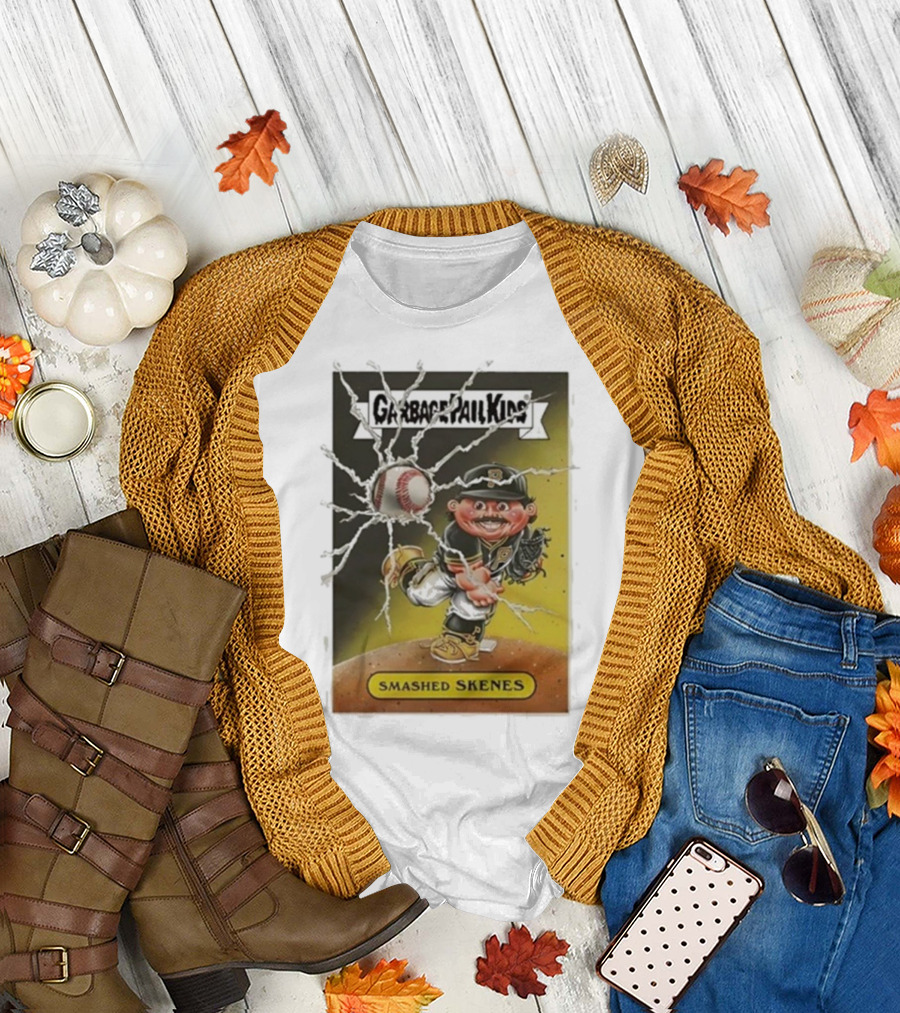 Garbage Pail Kids Smashed Skenes Pittsburgh Pirates Paul Skenes T-Shirt