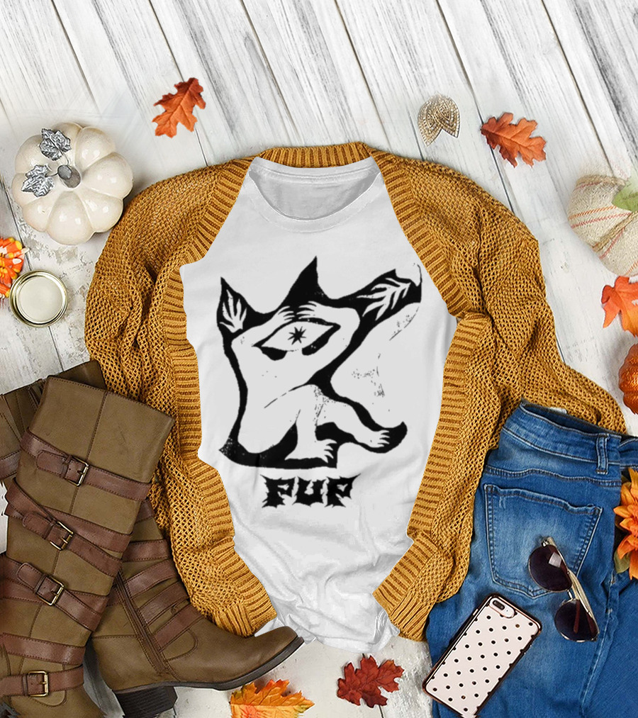 Pup Flames Creature with Wings T-Shirt