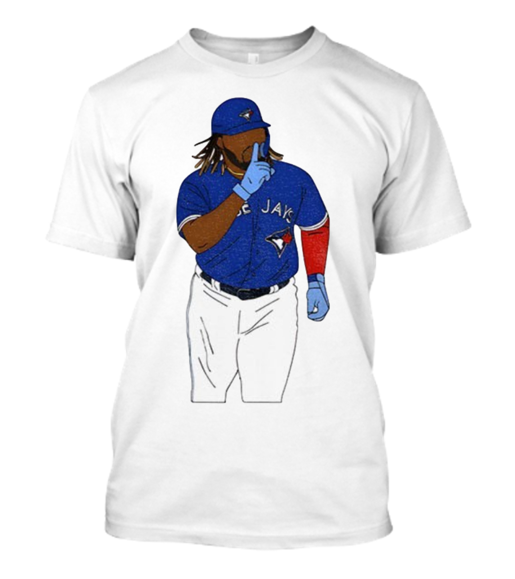 Vladimir Guerrero Jr Shhh Gesture Toronto Blue Jays Player Iconic Pose T-Shirt