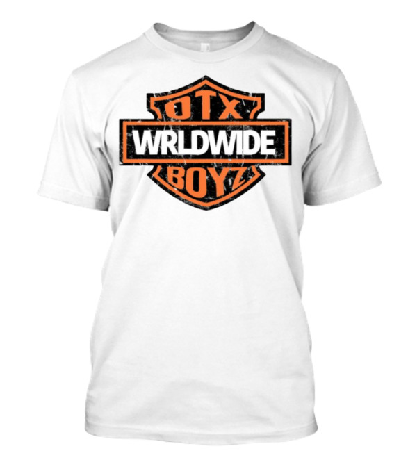 Otxboyz Wrldwide Grunge Badge Style T-Shirt