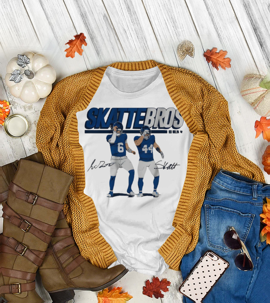 Skattebros Signature Jaxson Dart Cam Skattebo Football Players T-Shirt