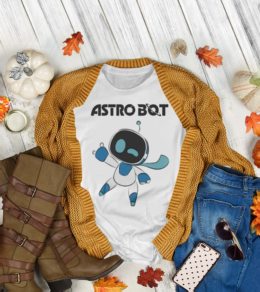 Astro Bot Robot Cartoon Character 2025 T-Shirt