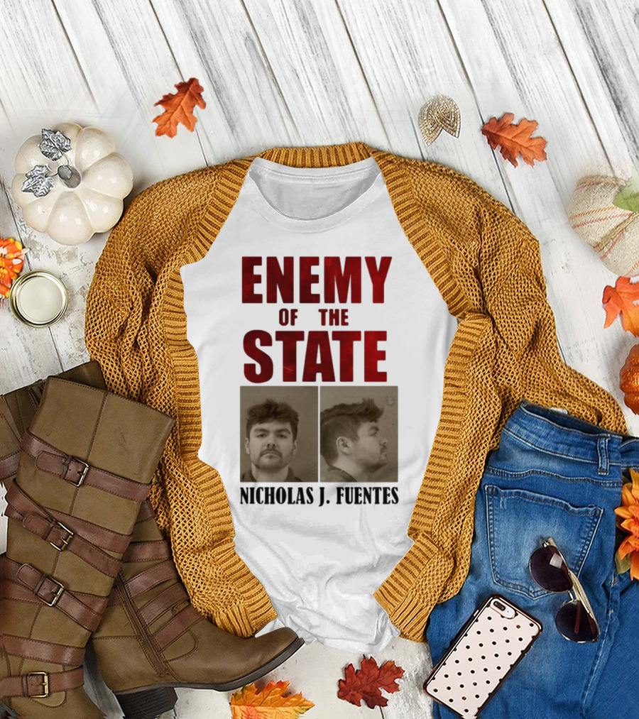 Enemy of the State Nicholas J Fuentes shot Image T-Shirt