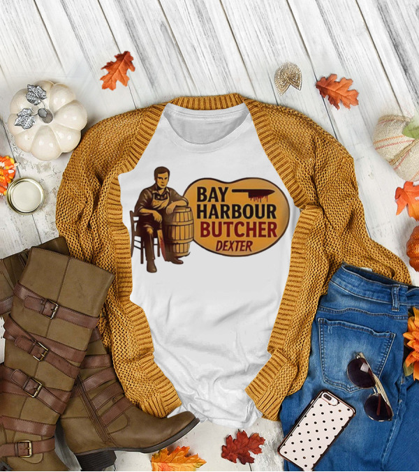 Bay Harbour Butcher Dexter Barrel Dark Vintage Style T-Shirt