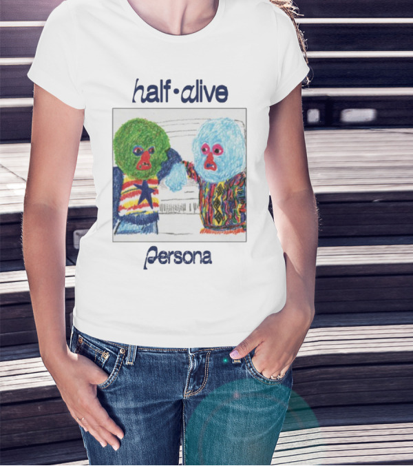 Half Alive Persona Crayon Art Duo T-Shirt