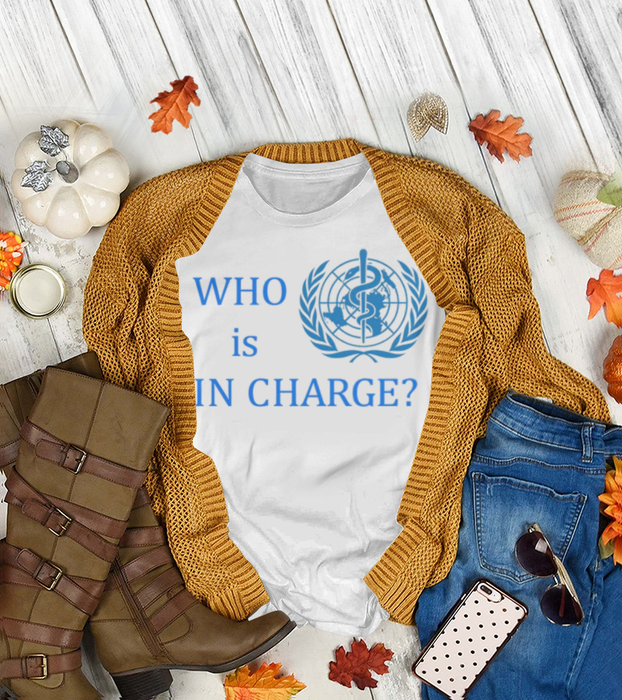 Liz Churchill WHO Is In Charge Wording With Emblem T-Shirt