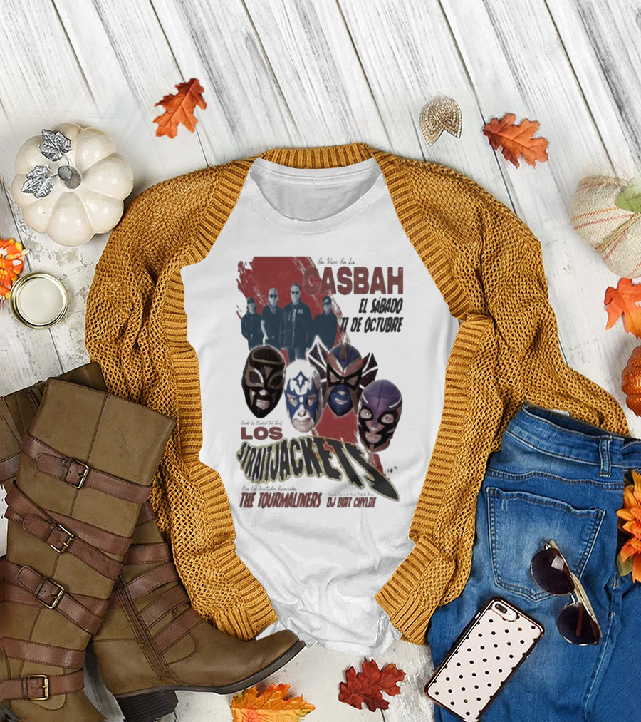 Los Straitjackets y The Tourmaliners En Vivo El Sábado 11 de Octubre en Casbah San Diego T-Shirt