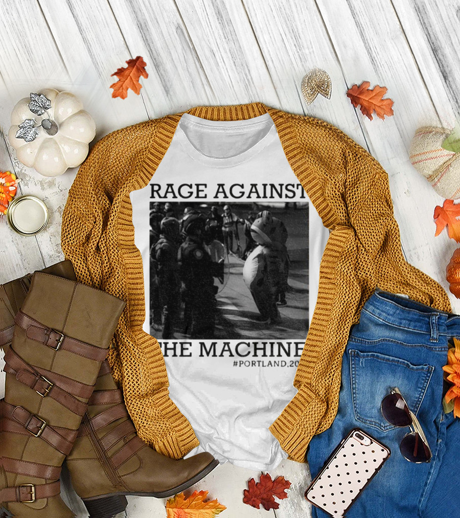 Rage Against The Machine Portland Frog Protest 2025 T-Shirt