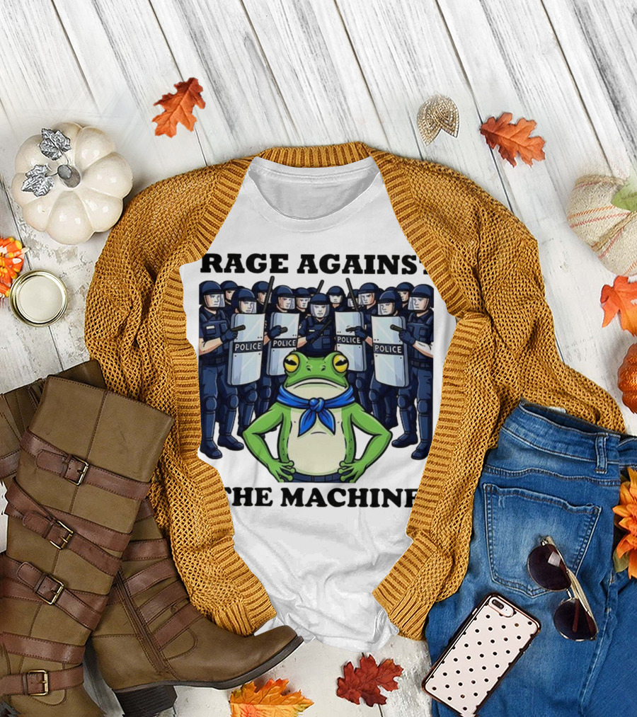 Rage Against the Machine Frog Police Standoff T-Shirt