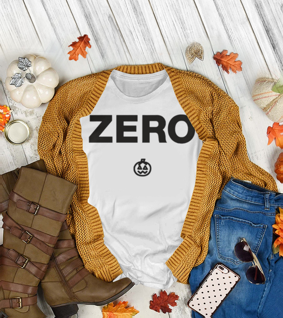 Smashing Pumpkins ZERO with Iconic Pumpkin Logo T-Shirt