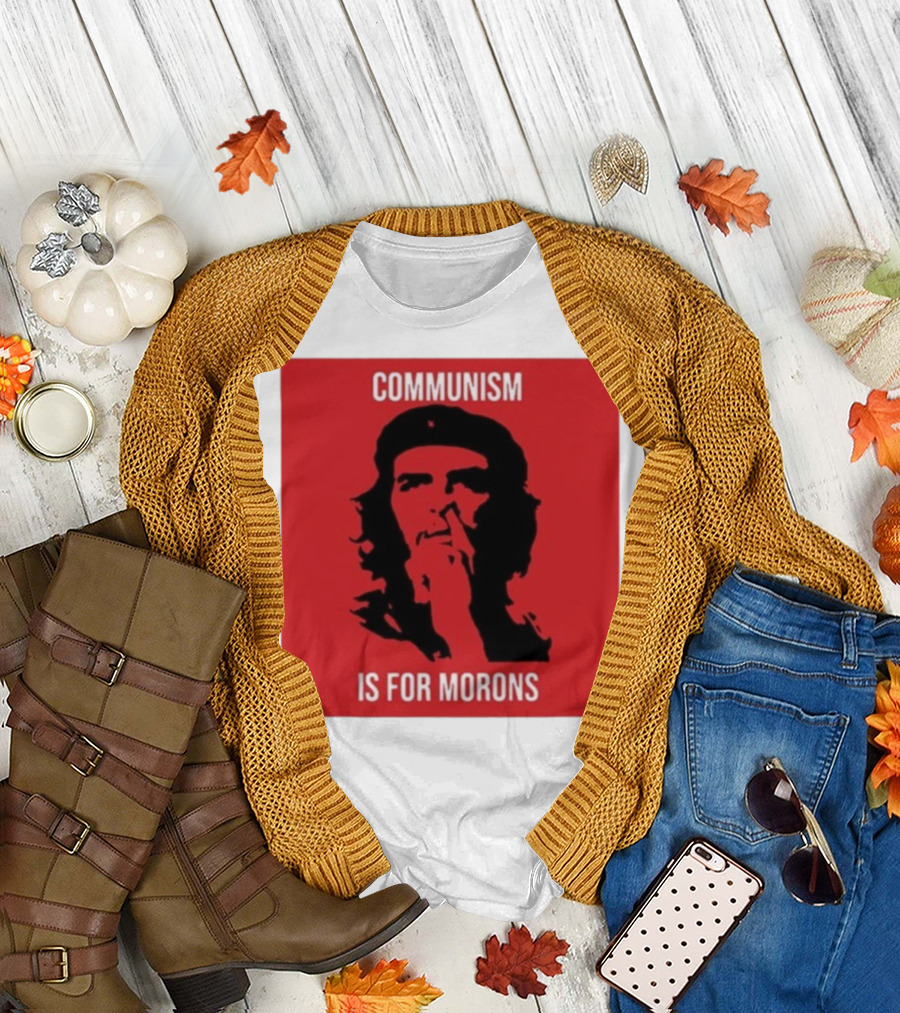Communism Is For Morons Che Guevara Red T-Shirt