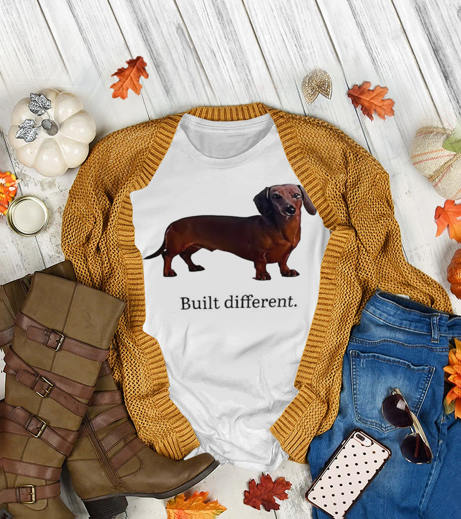 Dachshund Built Different T-Shirt