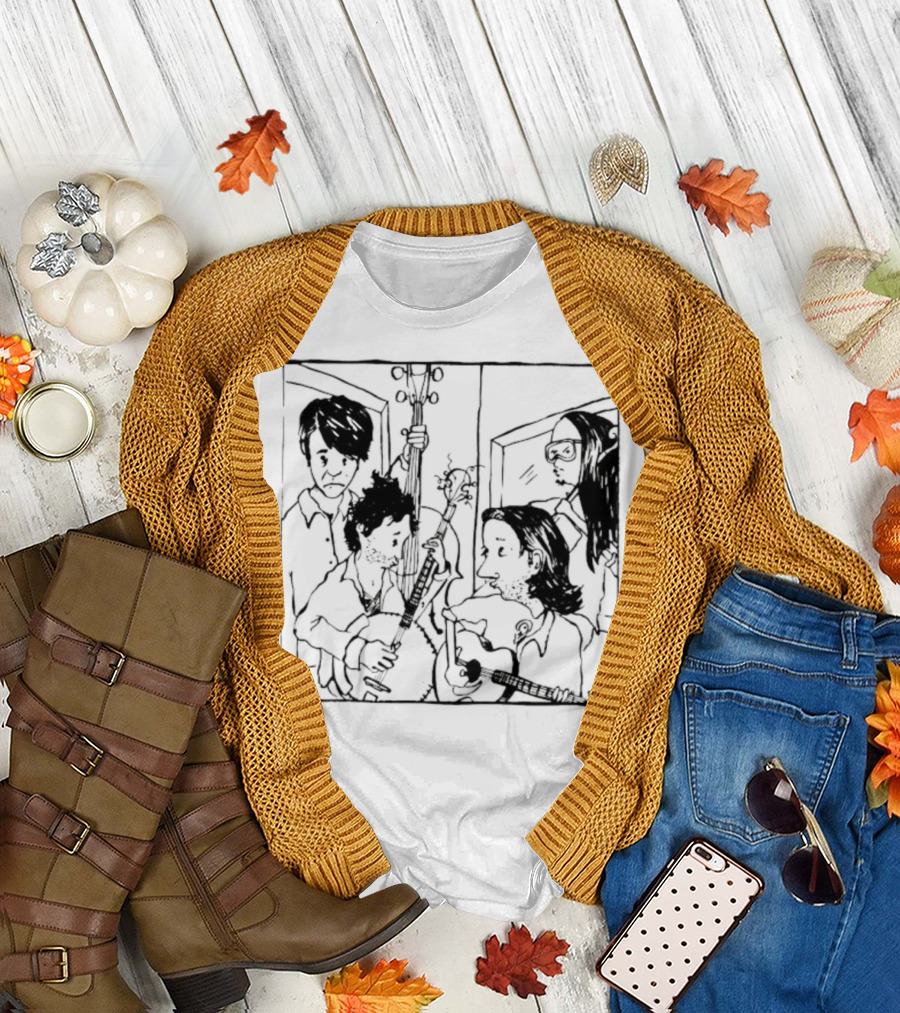 The Avett Brothers Seth Sketch Portrait T-Shirt