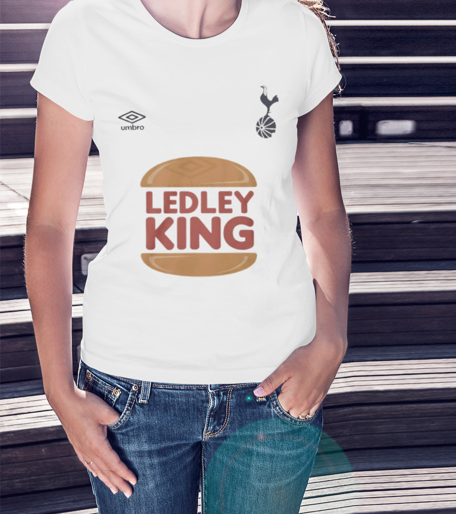 Tottenham Hotspur Umbro Ledley King Burger Logo T-Shirt