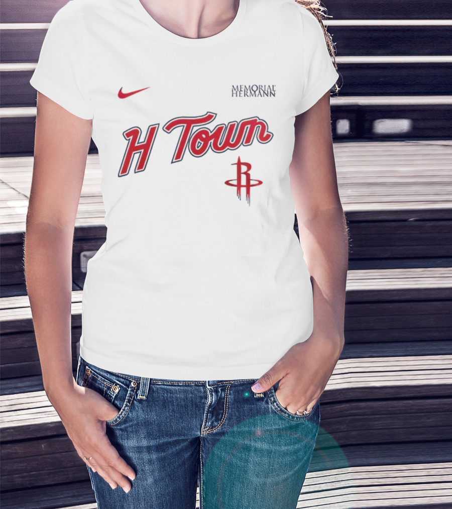 H-Town Nike Houston Rockets Memorial Hermann Edition T-Shirt
