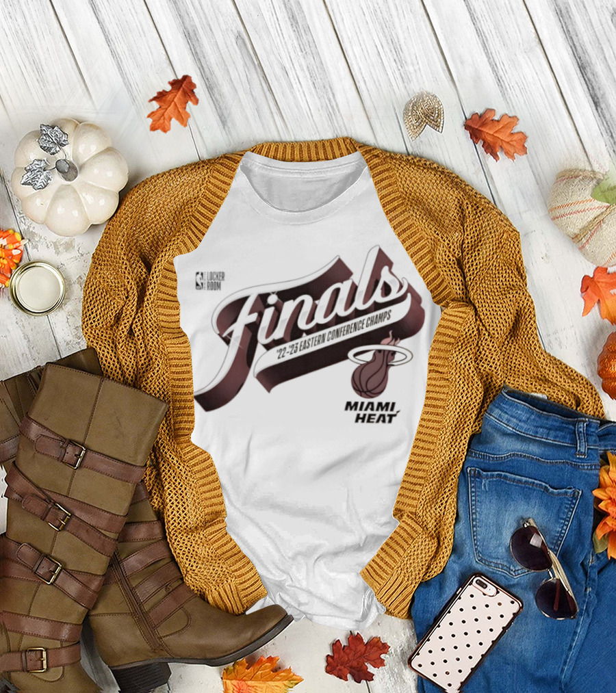 Miami Heat Eastern Conference Finals Champions 2023 Baseline Finals T-Shirt