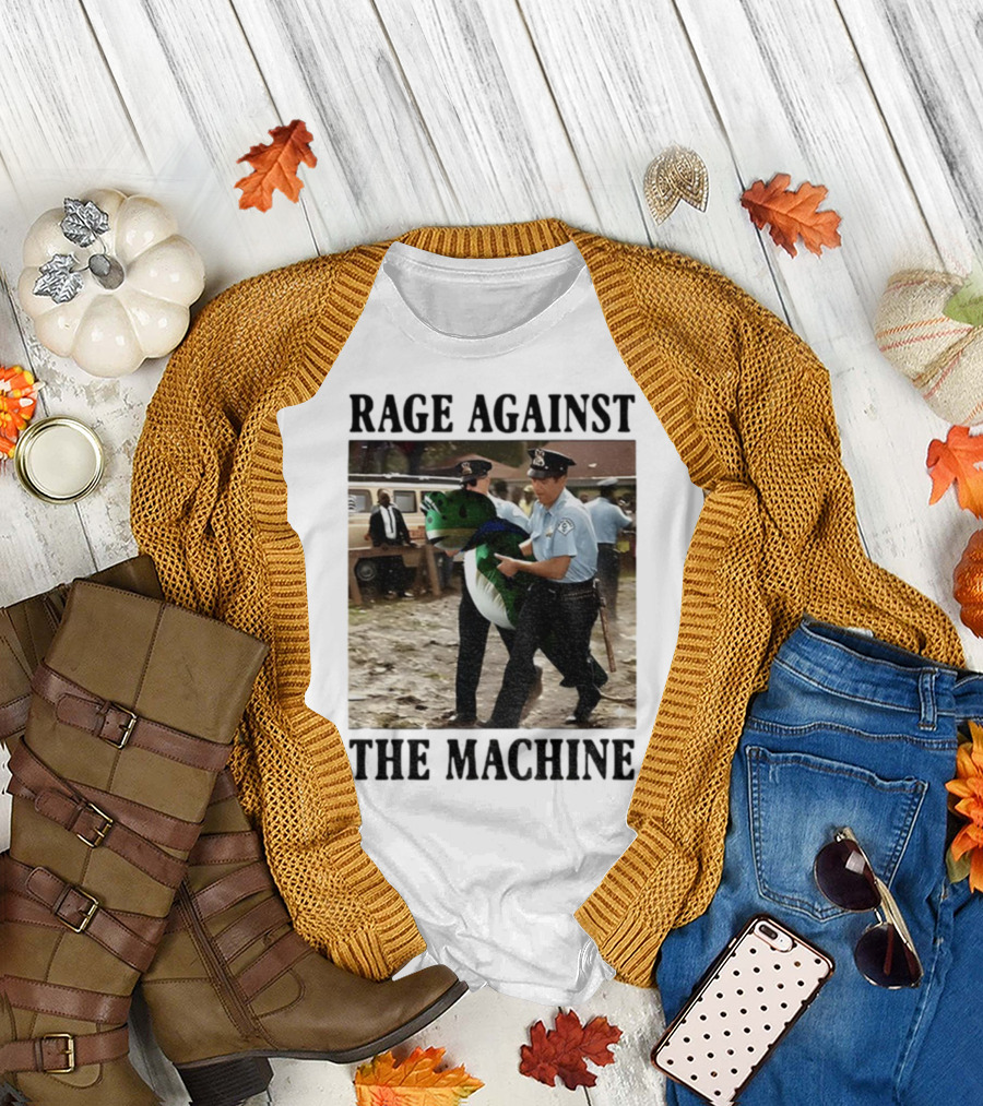 Rage Against The Machine Frog Police Scene Portland T-Shirt