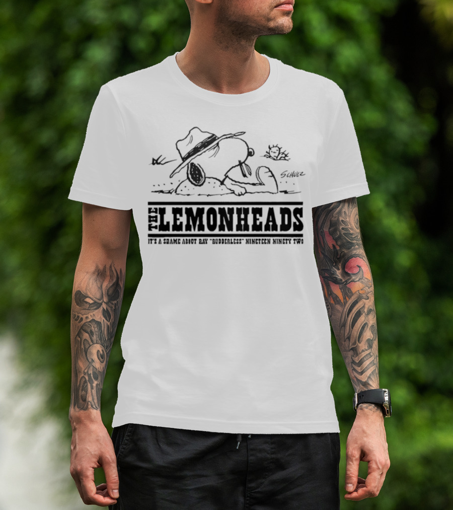 Lemonheads Snoopy Rudderless Tour Design T-Shirt