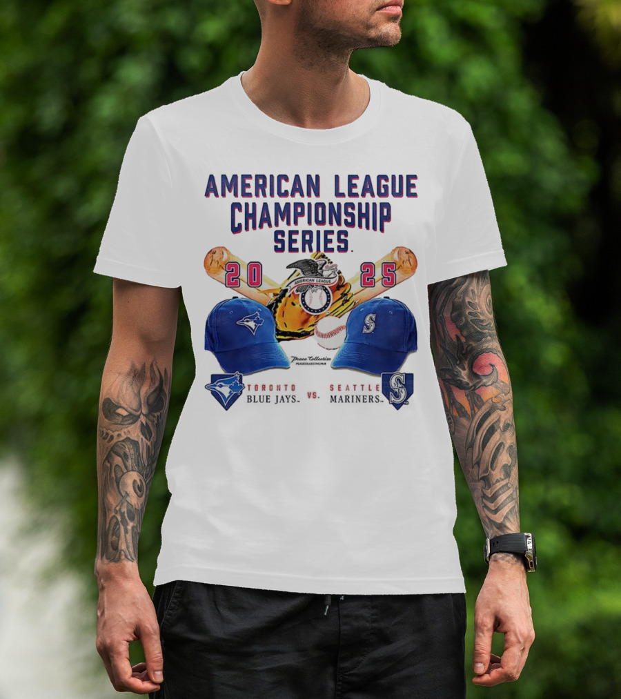 American League Championship Series 2025 Toronto Blue Jays Vs Seattle Mariners T-Shirt