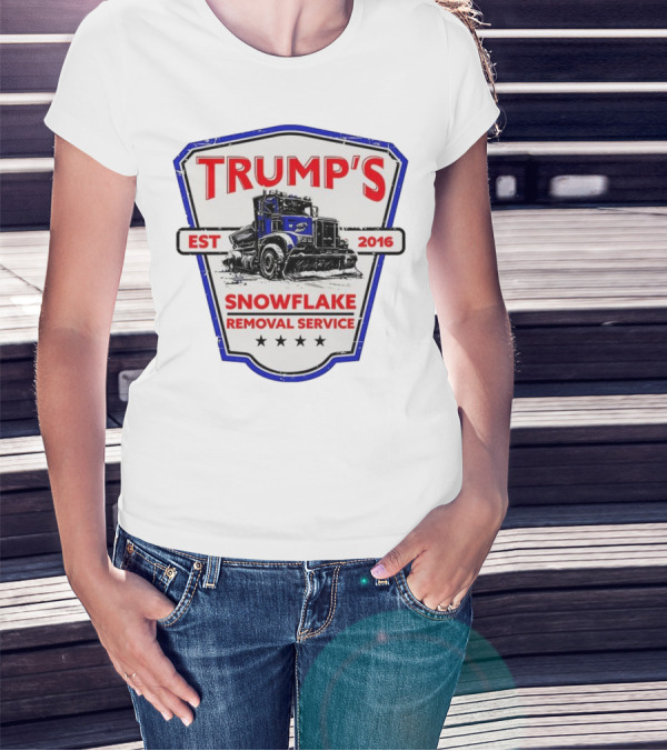 Trump’s Snowflake Removal Service EST 2016 Truck Shield T-Shirt