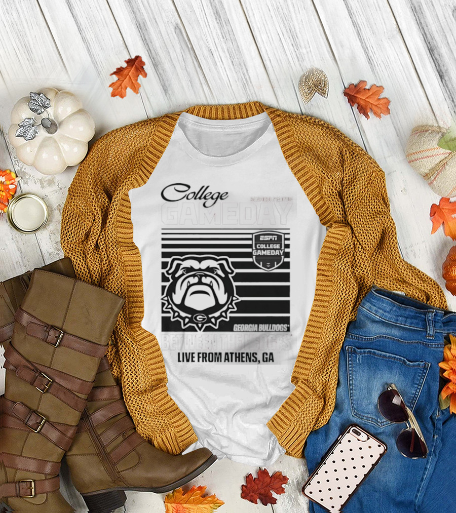 College GameDay Georgia Bulldogs Athens GA Live Show T-Shirt